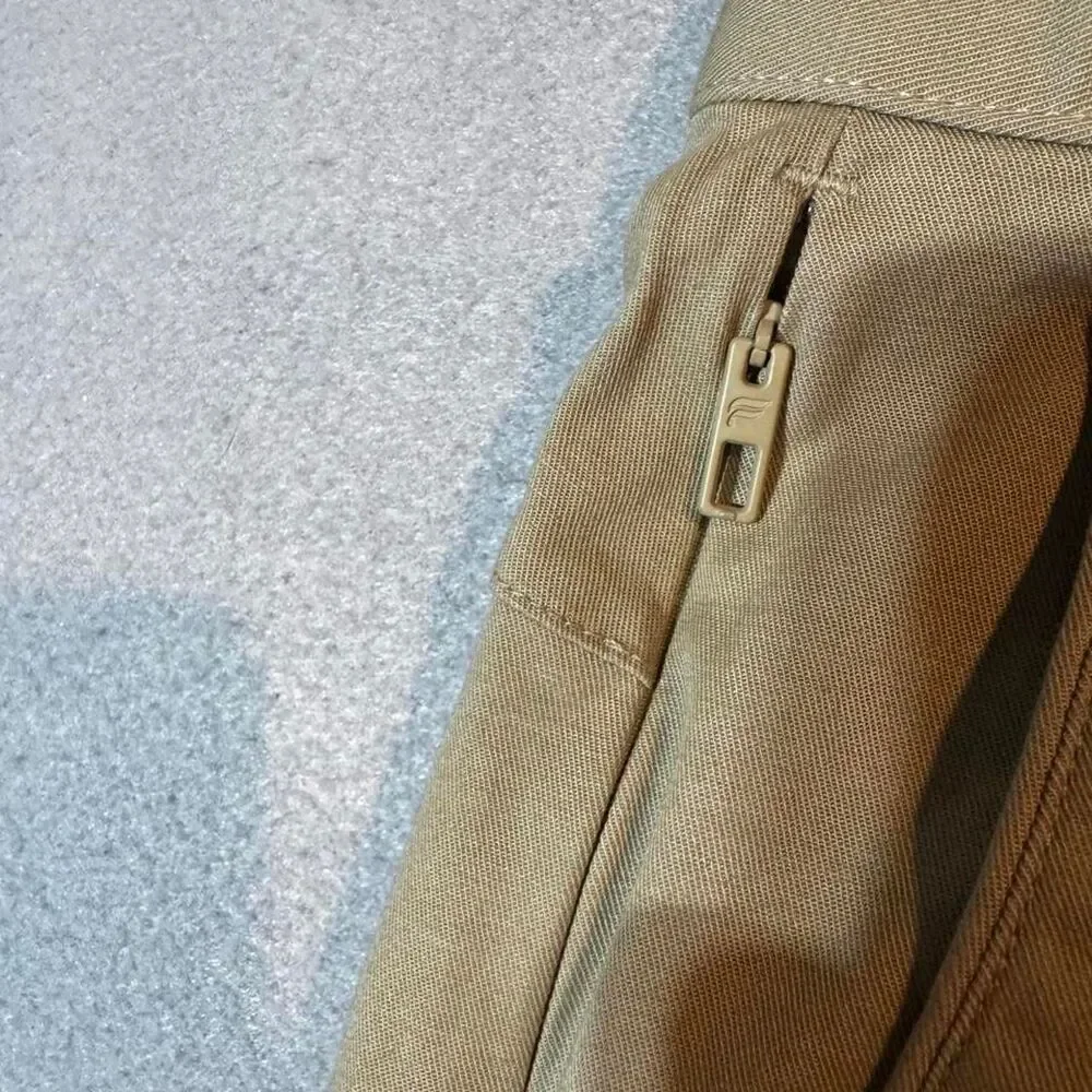 Fabletics Men's Tan and Cream Trousers